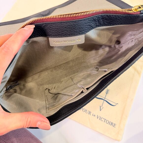 Pour La Victoire Etage Convertible Leather Shoulder Bag - Ice Multi - Picture 9 of 16